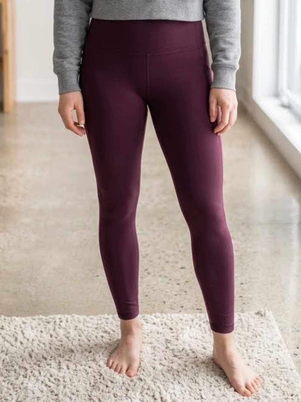 Balance Collection Plum Purple High-Rise Leggings size XL